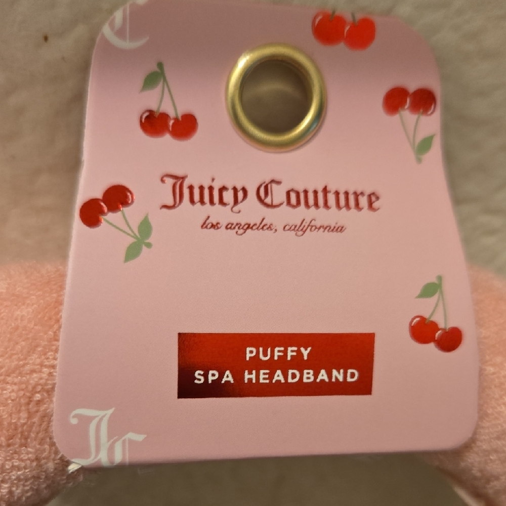 Juicy Couture Pink Puffy Headband New - Picture 2 of 3